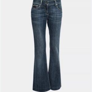 Burberry London Windsor Flare Leg in Black